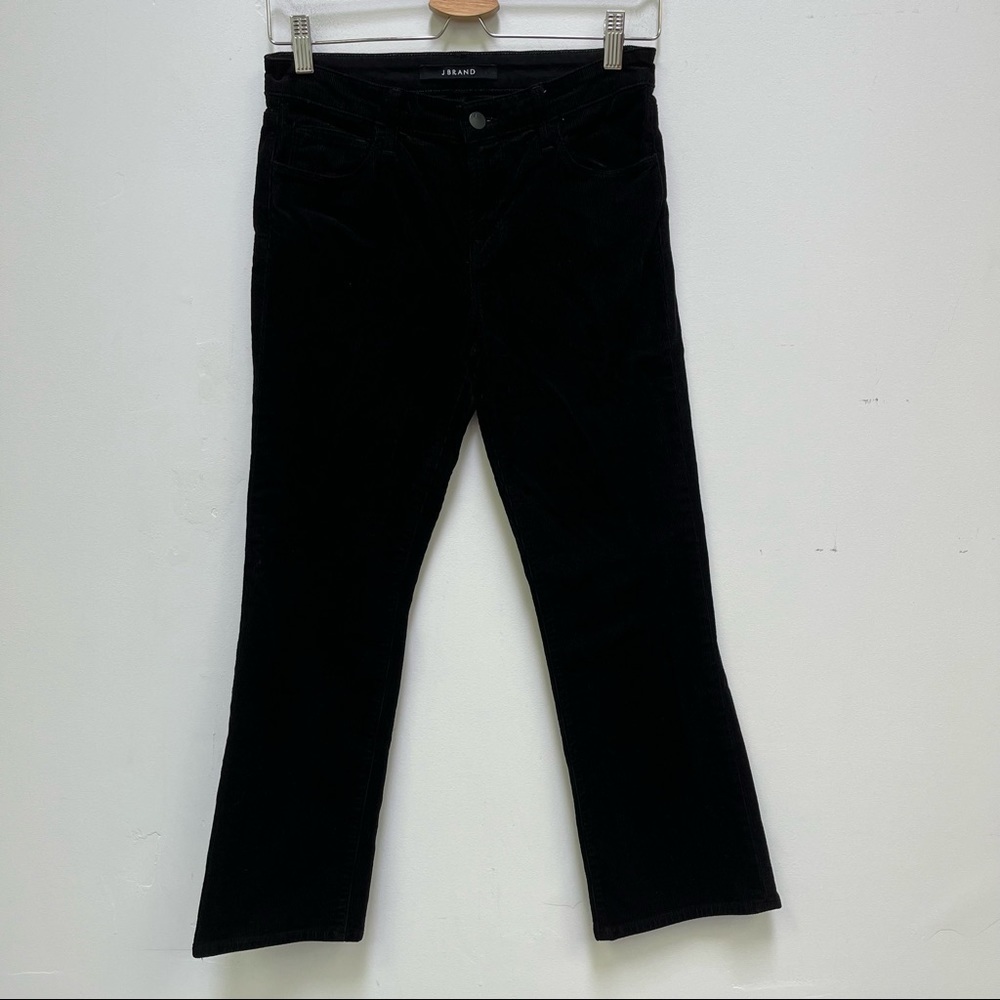 J Brand Selena Mid-Rise Crop Corduroy Pants